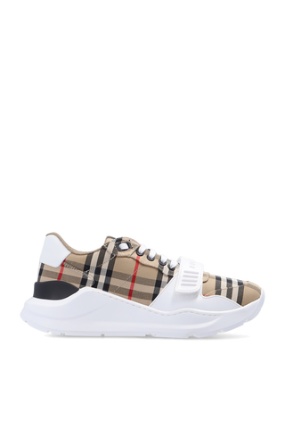 Burberry beige Sneakers with logo 1
