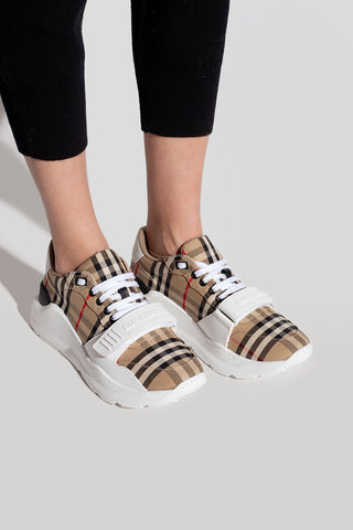 Burberry beige Sneakers with logo 2