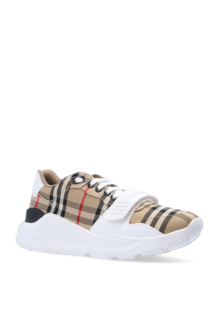 Burberry beige Sneakers with logo 4