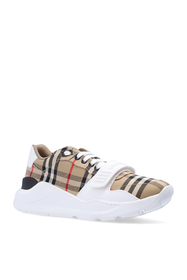Burberry beige Sneakers with logo 4
