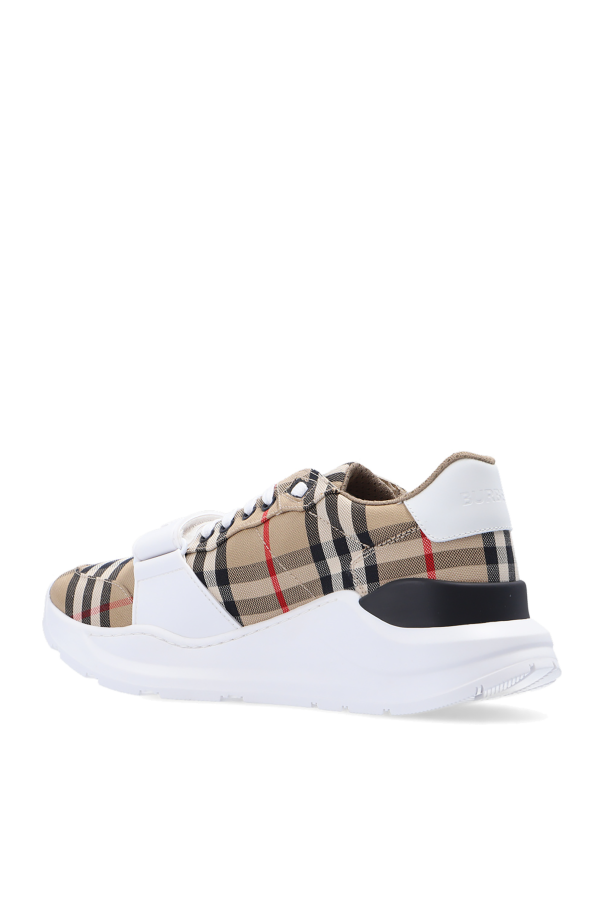 Burberry beige Sneakers with logo 5