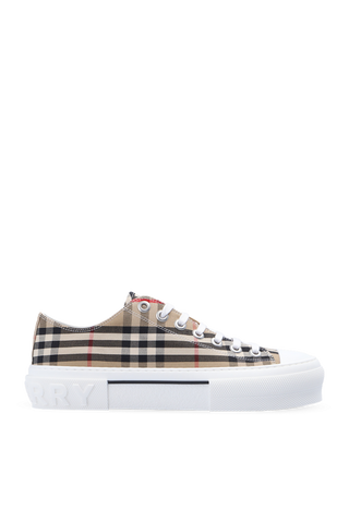 Burberry beige Sneakers with logo 1