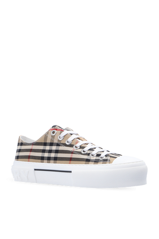 Burberry beige Sneakers with logo 4