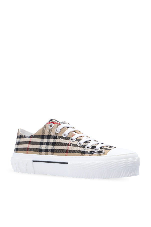 Burberry beige Sneakers with logo 4