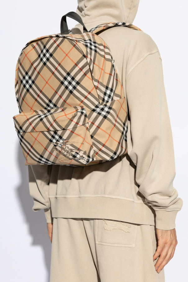 Burberry beige Burberry `Essential` Backpack 2