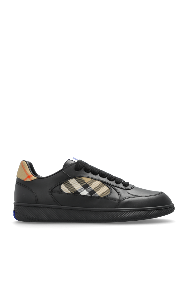 Burberry BLACK Sneakers with logo 1