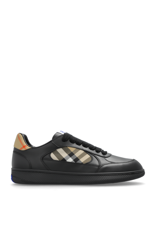 Burberry BLACK Sneakers with logo 1