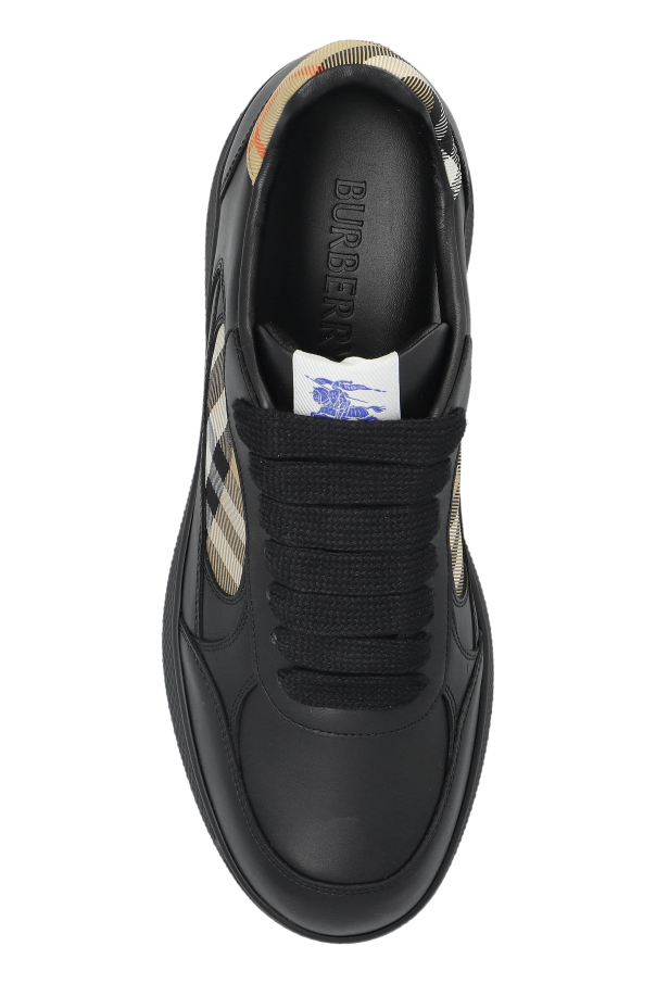 Burberry BLACK Sneakers with logo 6