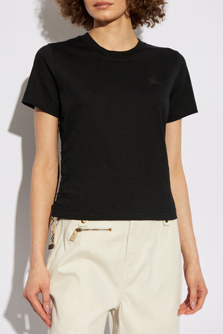 Burberry BLACK T-shirt with side drawstrings 3