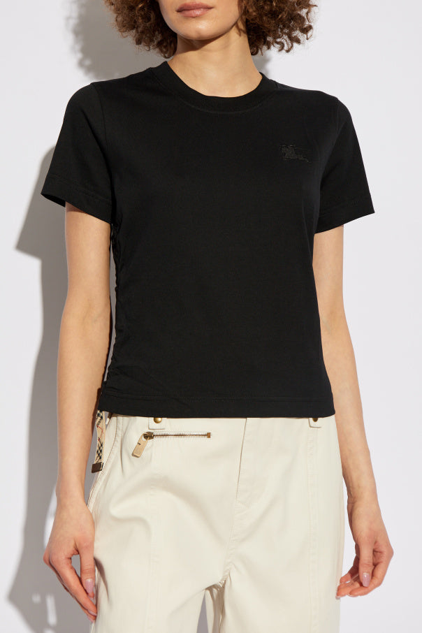 Burberry BLACK T-shirt with side drawstrings 3
