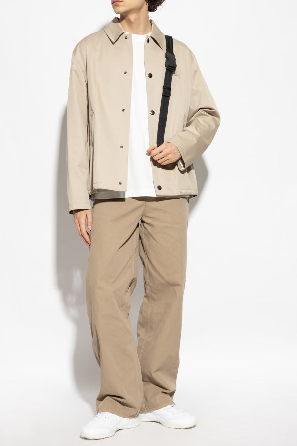 Burberry WHITE T-shirt with embroidered logo 2
