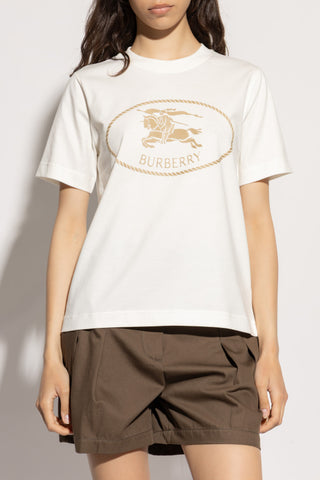 Burberry cream T-shirt with logo 3