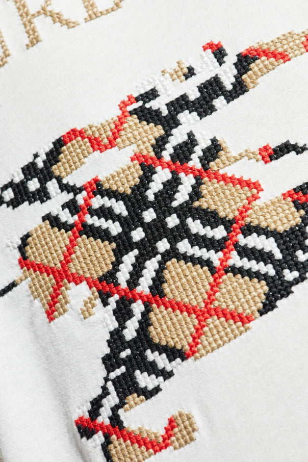 Burberry WHITE T-shirt with logo 5