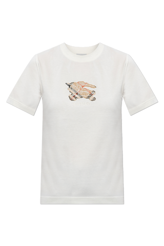 Burberry WHITE T-shirt with logo 1