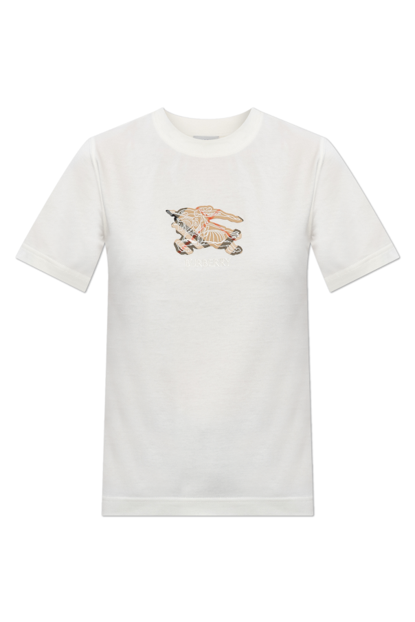Burberry WHITE T-shirt with logo 1