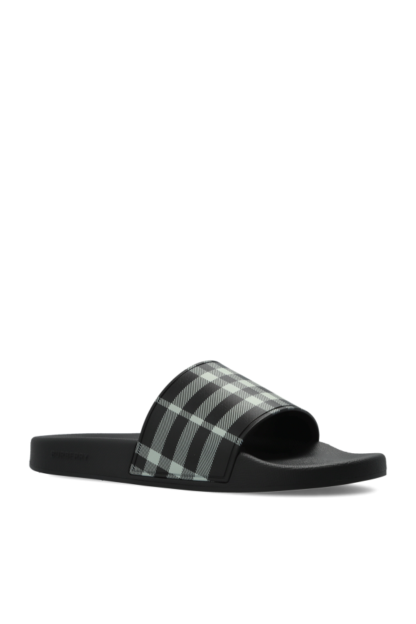 Burberry BLACK Rubber flip-flops 4