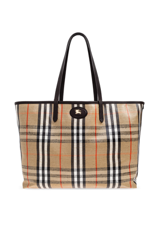 Burberry beige "Highlands Medium" shopper bag 1