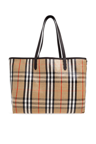 Burberry beige "Highlands Medium" shopper bag 3