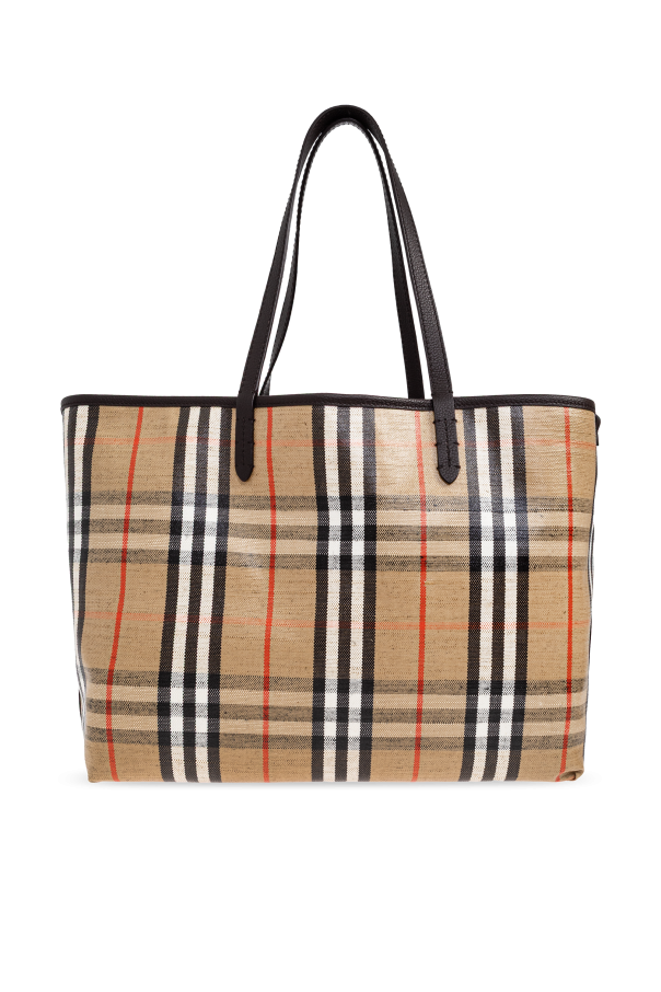 Burberry beige "Highlands Medium" shopper bag 3