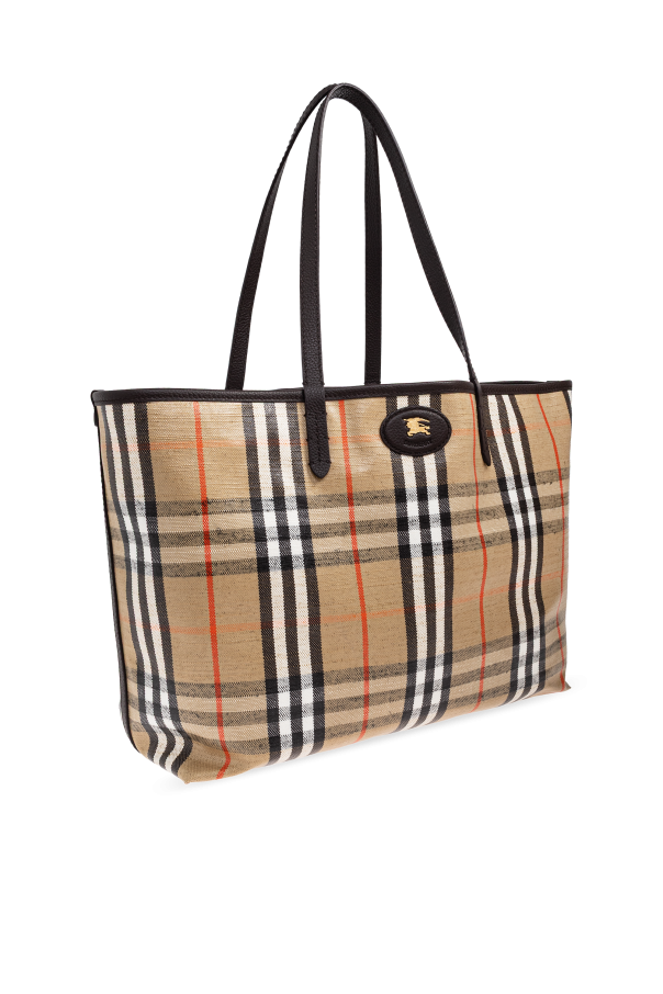 Burberry beige "Highlands Medium" shopper bag 4