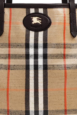 Burberry beige "Highlands Medium" shopper bag 7