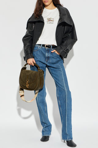 Burberry WHITE T-shirt with print 2