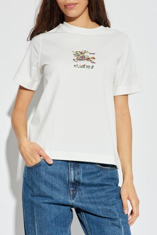 Burberry WHITE T-shirt with print 3