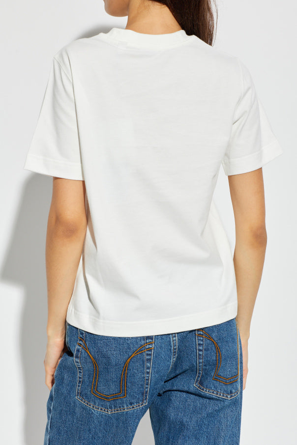 Burberry WHITE T-shirt with print 4