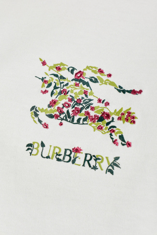 Burberry WHITE T-shirt with print 5