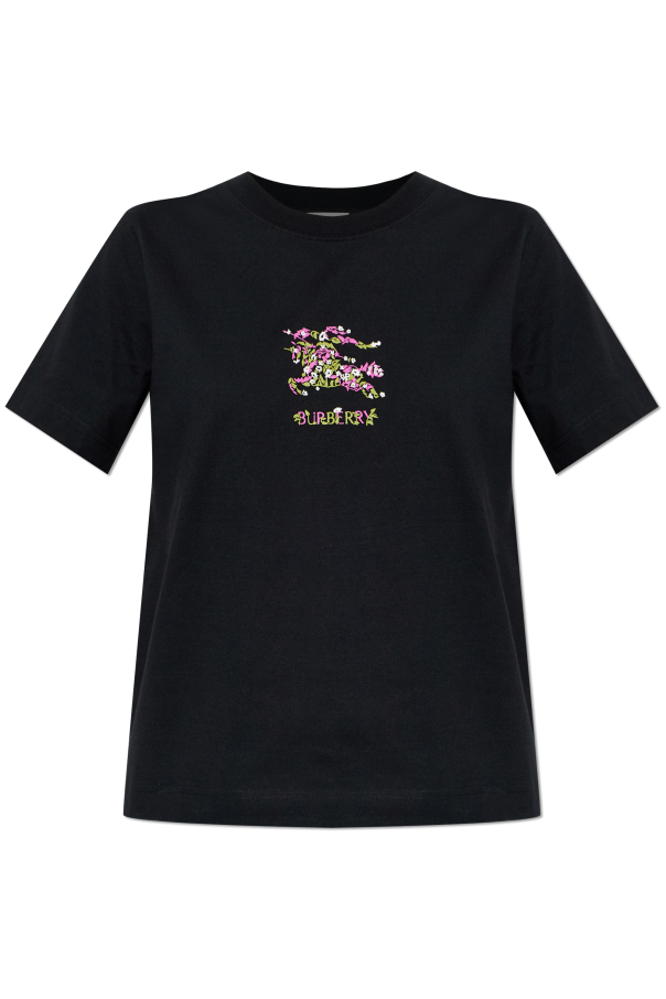 Burberry BLACK T-shirt with print 1