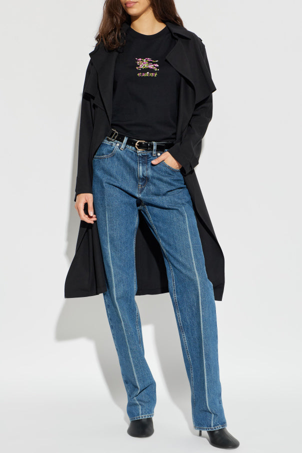 Burberry BLACK T-shirt with print 2