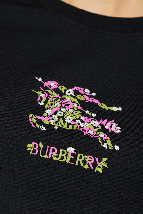 Burberry BLACK T-shirt with print 5