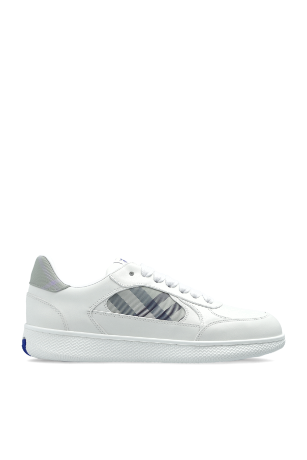Burberry WHITE "Low Top" sports shoes 1