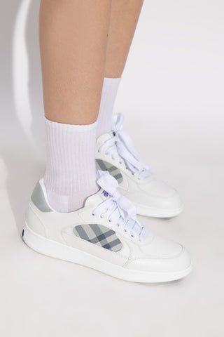 Burberry WHITE "Low Top" sports shoes 2