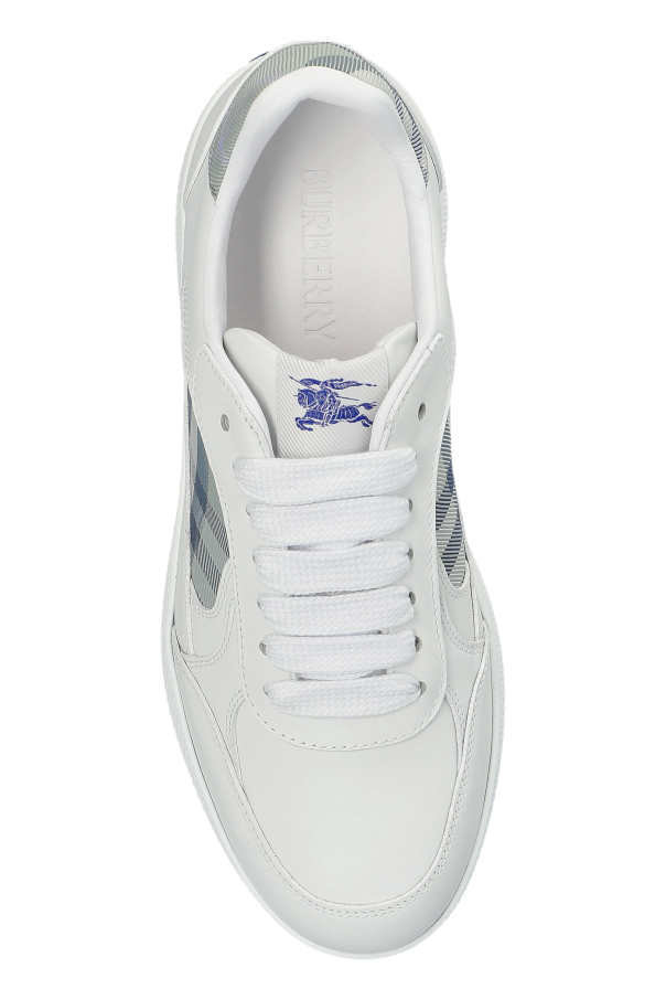 Burberry WHITE "Low Top" sports shoes 6