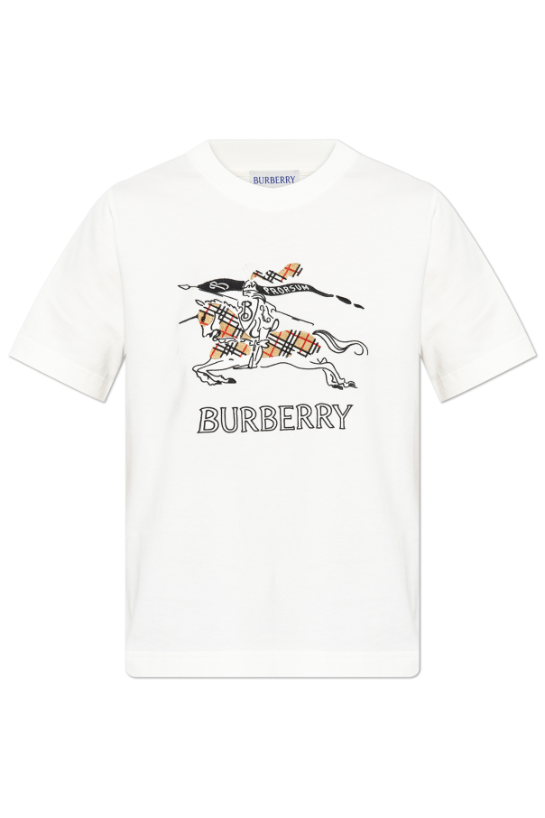 Burberry WHITE T-shirt with logo 1