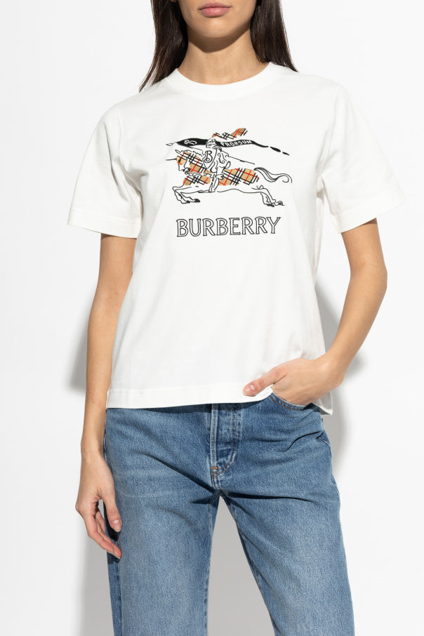 Burberry WHITE T-shirt with logo 3