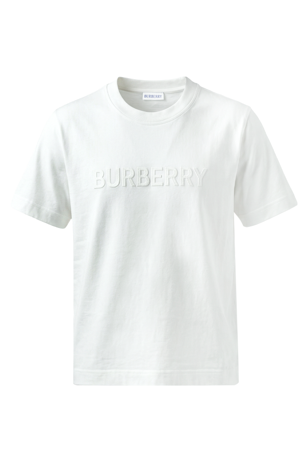 Burberry WHITE T-shirt with logo 1