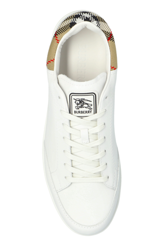 Burberry WHITE Leather sports shoes 6