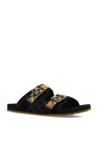 Burberry BLACK Flip-flops with logo 4