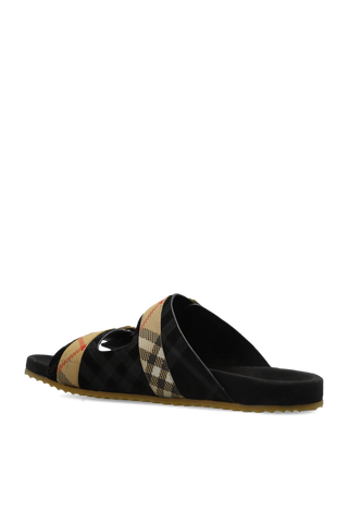 Burberry BLACK Flip-flops with logo 5