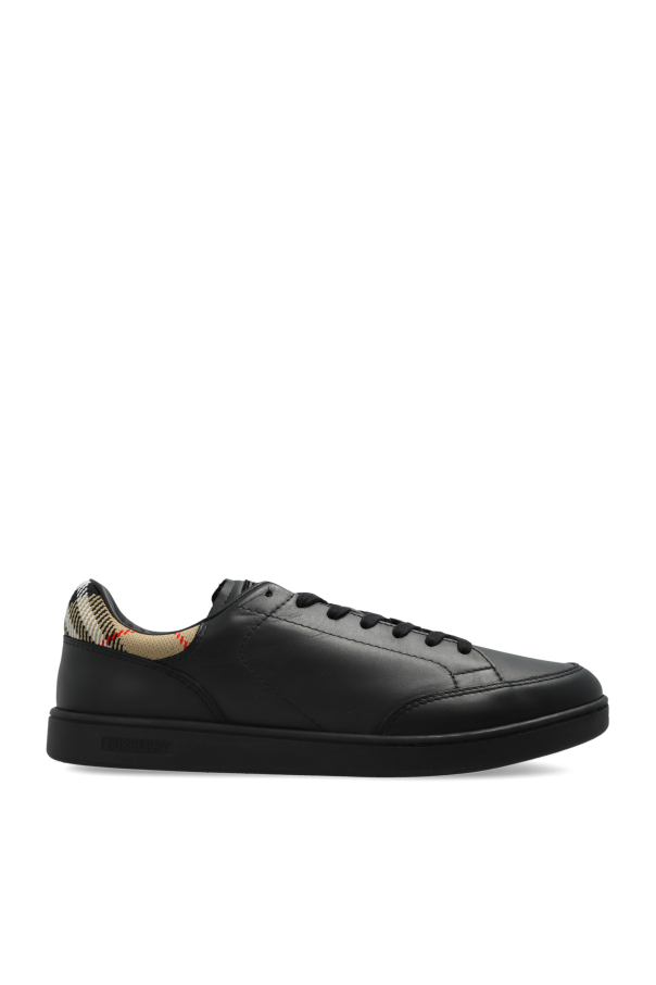 Burberry BLACK Leather sports shoes 1