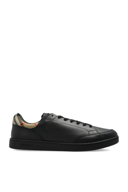 Burberry BLACK Leather sports shoes 1
