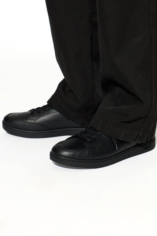Burberry BLACK Leather sports shoes 2