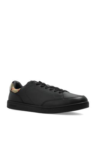Burberry BLACK Leather sports shoes 4