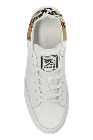 Burberry WHITE Leather sports shoes 6