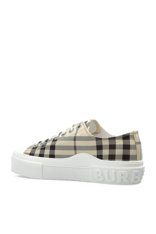 Burberry beige Sports shoes with a check pattern 5