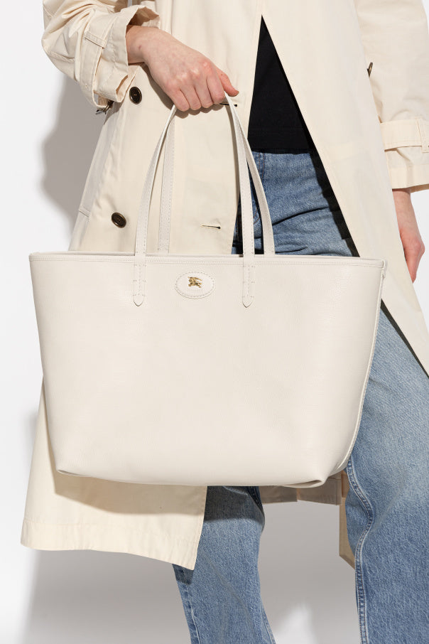 Burberry cream Reversible 'Shopper' bag 2