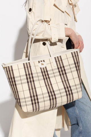 Burberry cream Reversible 'Shopper' bag 3