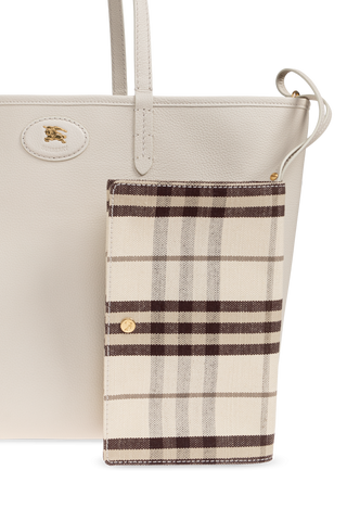 Burberry cream Reversible 'Shopper' bag 7
